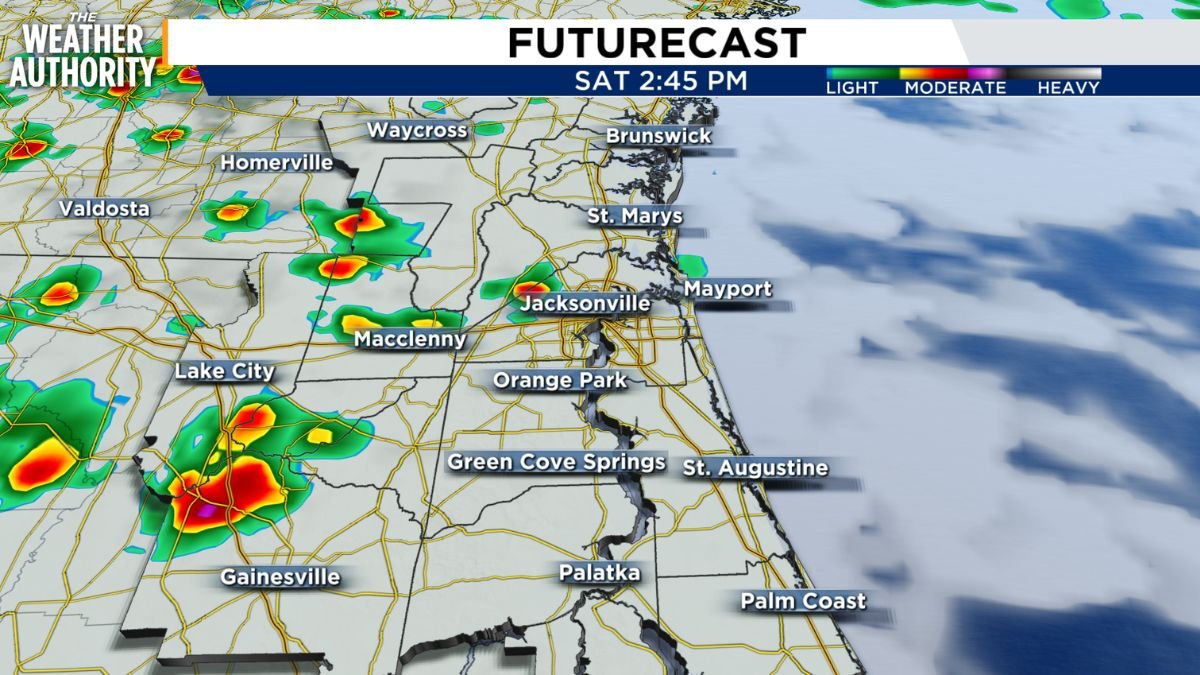Flood Watch and Strong Storms Expected Saturday Across Northeast Florida and Southeast Georgia